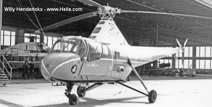 Helicopter Westland Widgeon Serial wa/h/003 Register NAF-510 5N-AGA VP-TCM G-APPS G-ALIK used by Nigerian Air Force ,Bristow Helicopters Nigeria BHN ,Bristow Caribbean ,Bristow ,Westland ,SABENA (Societe Anonyme Belge d Exploitation de la Navigation Aerienne). Built 1949. Aircraft history and location
