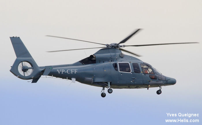 Helicopter Eurocopter EC155B1 Serial 6988 Register VP-CFF. Aircraft history