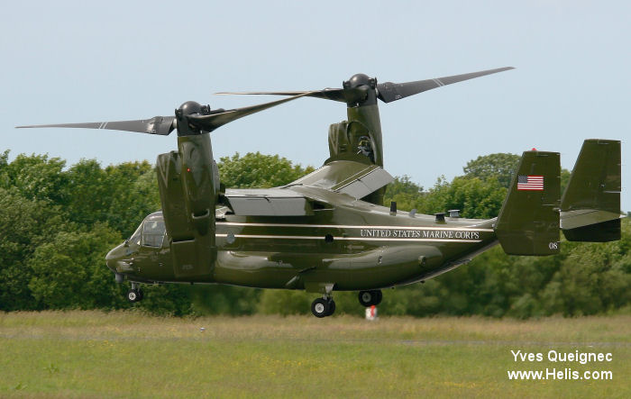 Helicopter Bell MV-22B Osprey Serial D0227 Register 168324 used by US Marine Corps USMC. Aircraft history and location