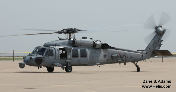 Helicopter Sikorsky MH-60S Seahawk Serial 70-3648 Register 167878 used by US Navy USN. Aircraft history and location