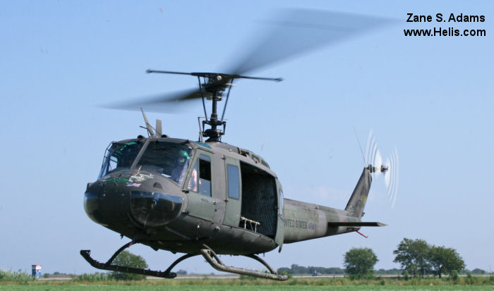 Helicopter Bell UH-1H Iroquois Serial 10856 Register 68-16197 N10432 used by US Army Aviation. Aircraft history