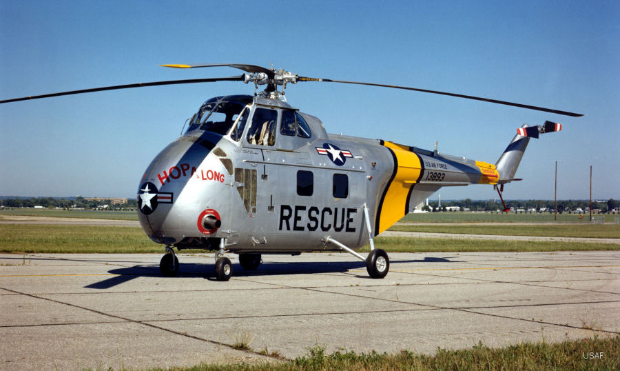 USAF S-55 helicopter